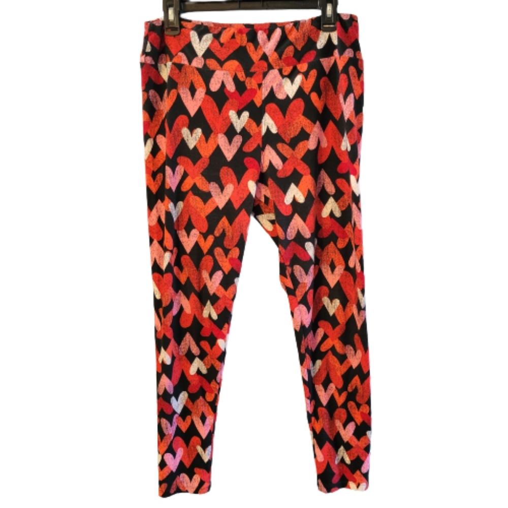 Lularoe tall and curvy heart leggings
